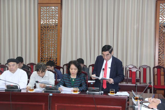 Hội nghị thống nhất chương trình hoạt động của các Hội đồng tư vấn năm 2018​